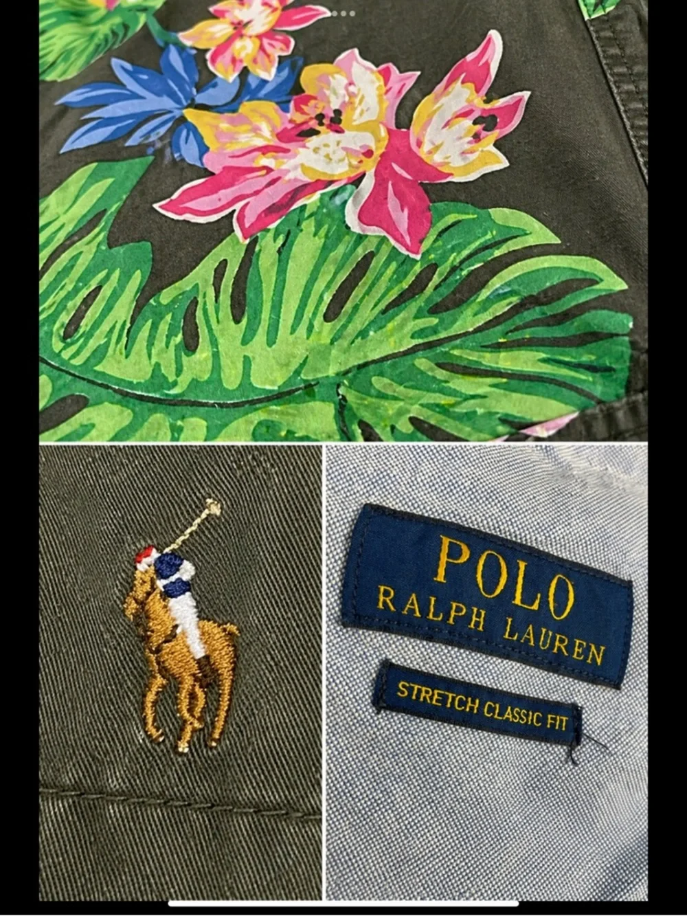 Polo Ralph Lauren Tropical Floral Swim Trunk Shorts Men’s 36 Palm Beach Resort